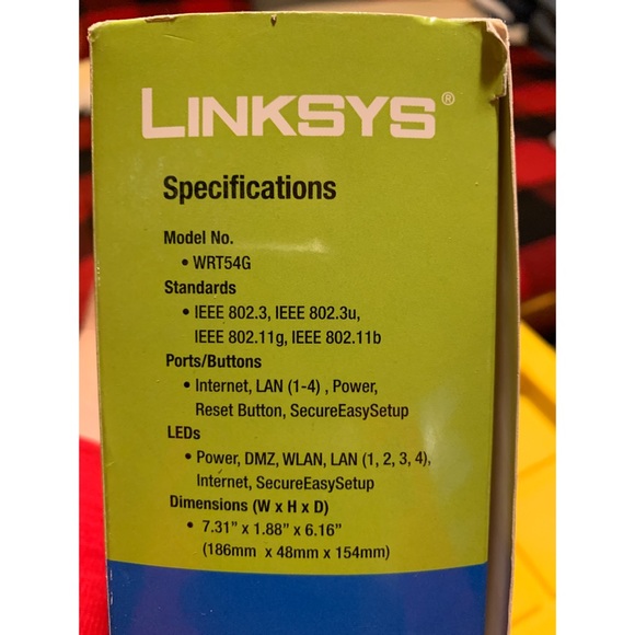 Linksys WRT54G Router (EUC) - Picture 4 of 5